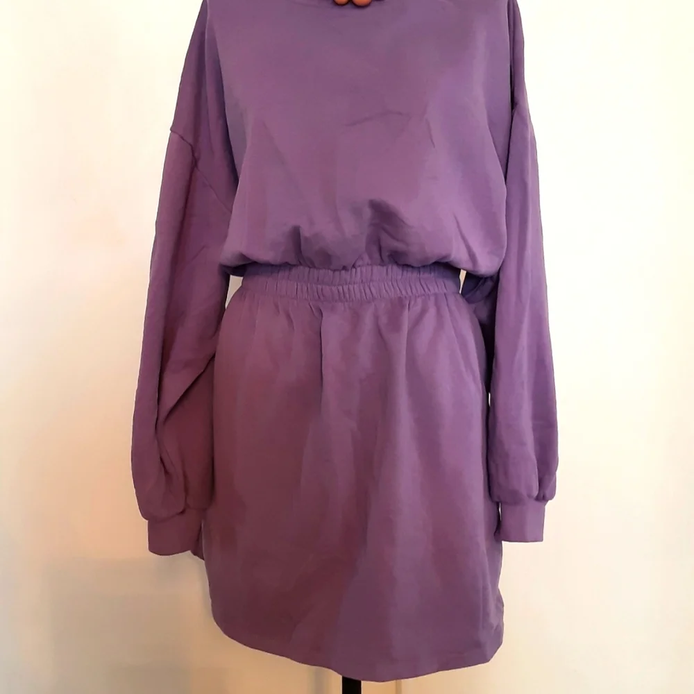 Purple Long Sleeve Dress - Picture 1 of 4